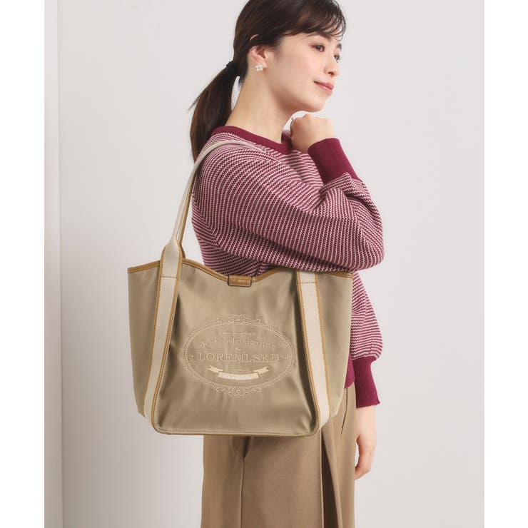 【A4対応】刺繍ロゴトート | ITS'DEMO | 詳細画像3 