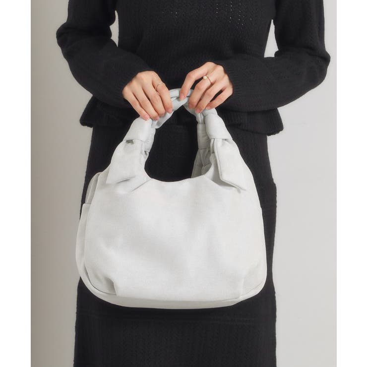 グレー(012) | フェイクスエード2WAYトート | ITS'DEMO