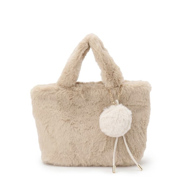 チャーム付きフェイクファートート | ITS'DEMO | 詳細画像8 