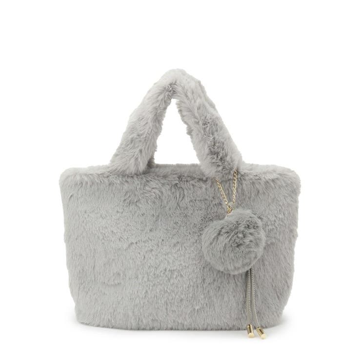 チャーム付きフェイクファートート | ITS'DEMO | 詳細画像9 