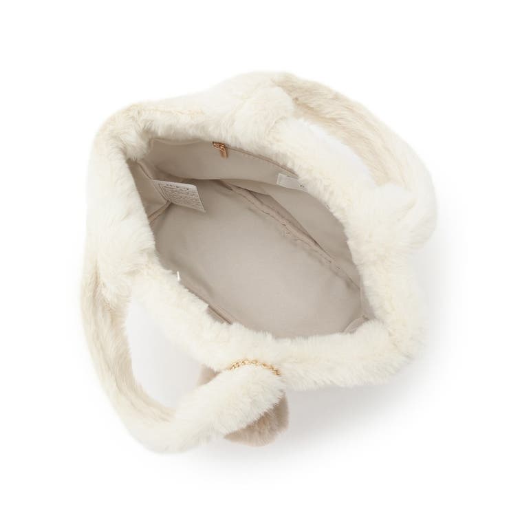 チャーム付きフェイクファートート | ITS'DEMO | 詳細画像14 