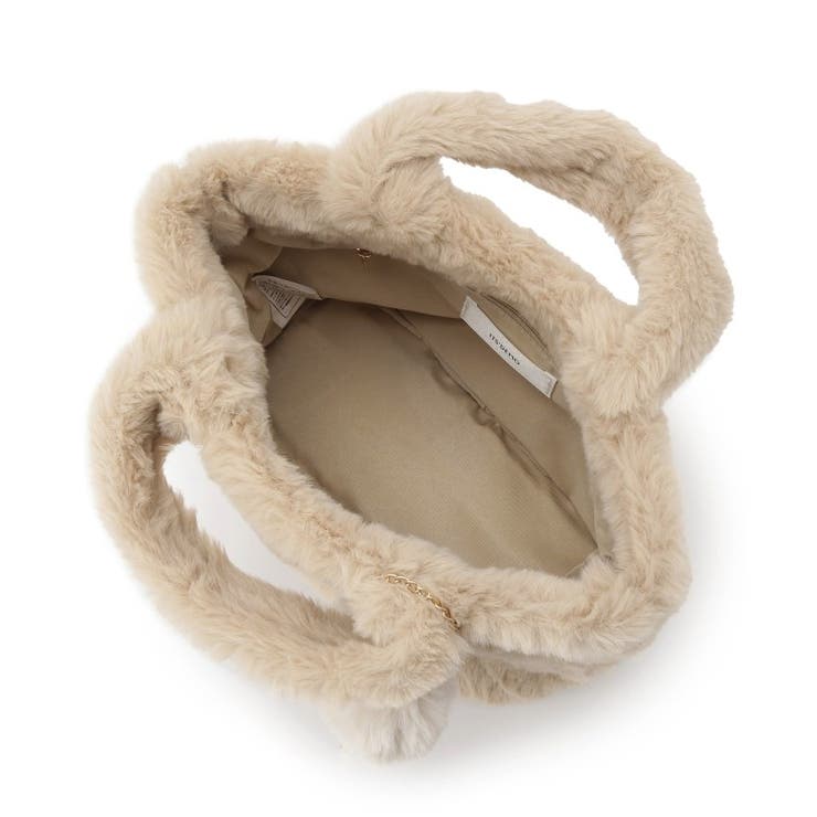 チャーム付きフェイクファートート | ITS'DEMO | 詳細画像15 