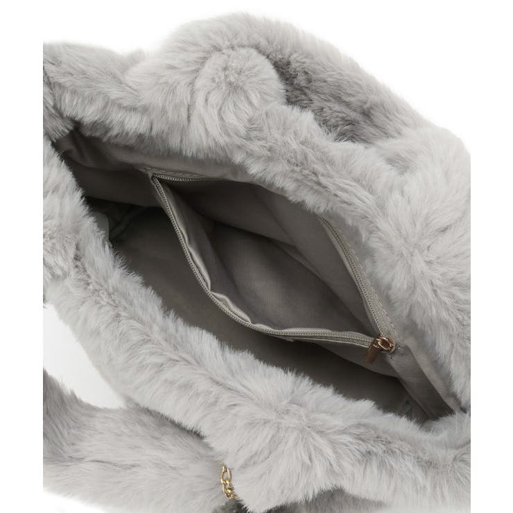 チャーム付きフェイクファートート | ITS'DEMO | 詳細画像17 