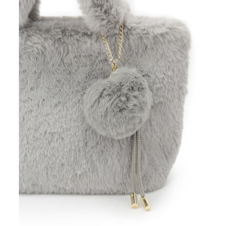 チャーム付きフェイクファートート | ITS'DEMO | 詳細画像20 