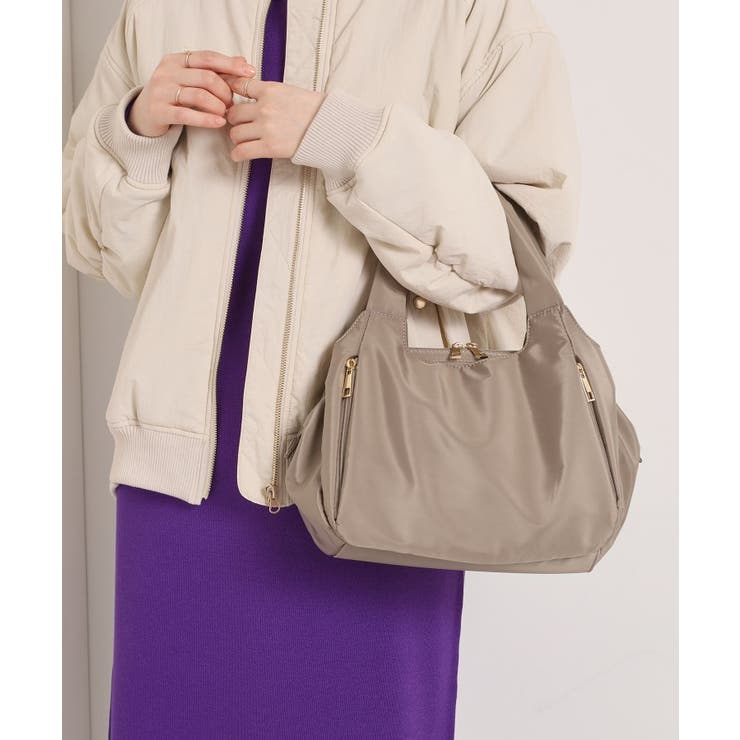 モカブラウン(042) | 【7ポケット】口金2WAYトート | ITS'DEMO