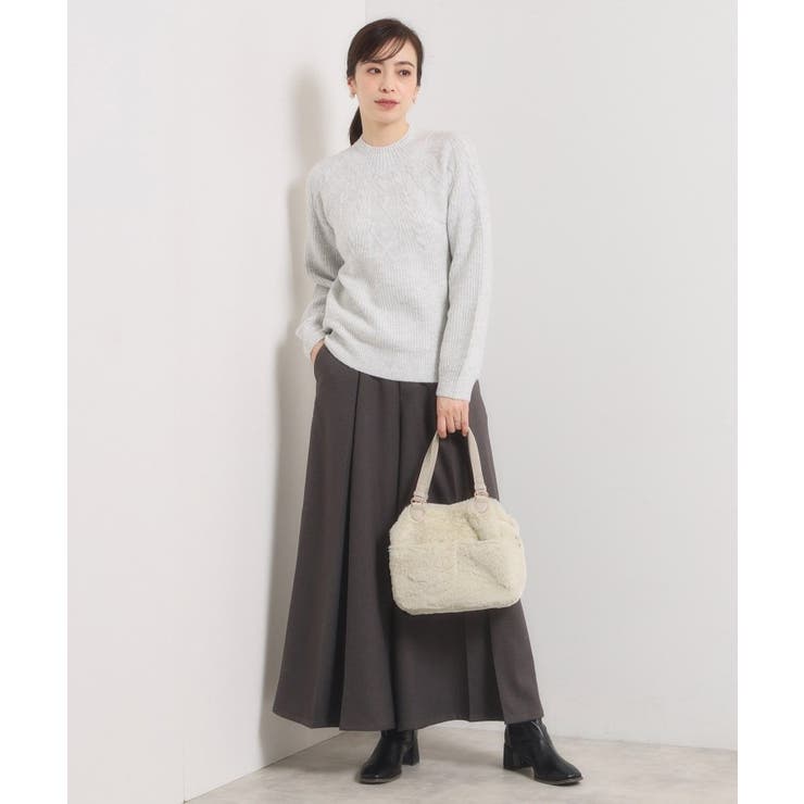 【2WAY】両あおりフェイクファートート | ITS'DEMO | 詳細画像2 