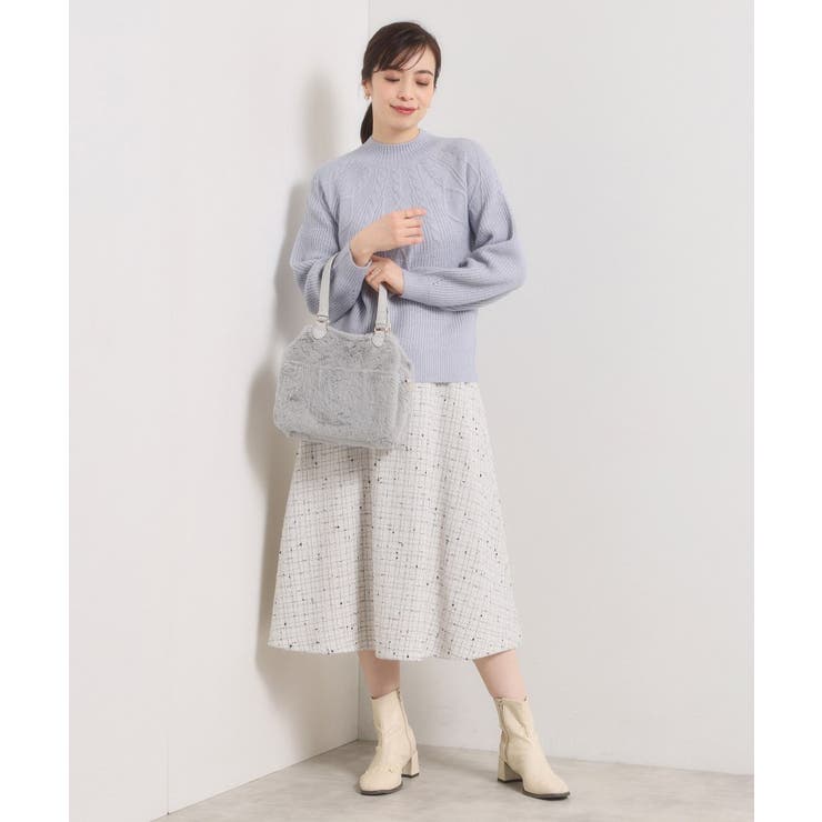 【2WAY】両あおりフェイクファートート | ITS'DEMO | 詳細画像9 