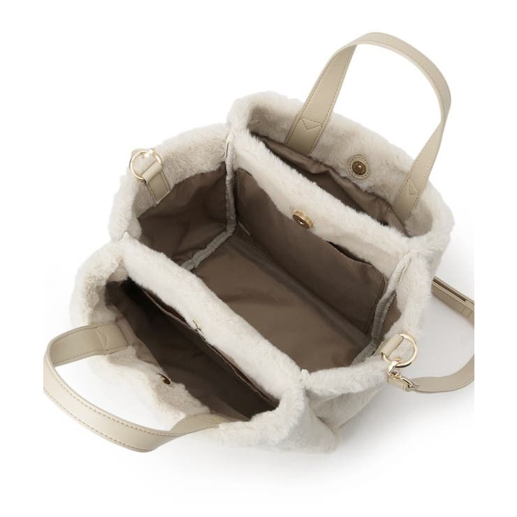 【5ポケット】ベルト飾り三層フェイクファートート | ITS'DEMO | 詳細画像16 