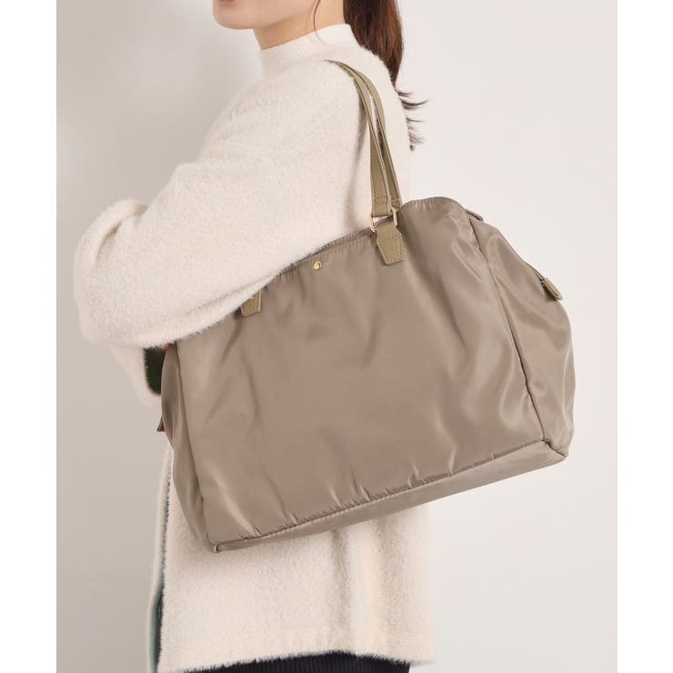 モカブラウン(042) | 【6ポケット】口金A4トート | ITS'DEMO