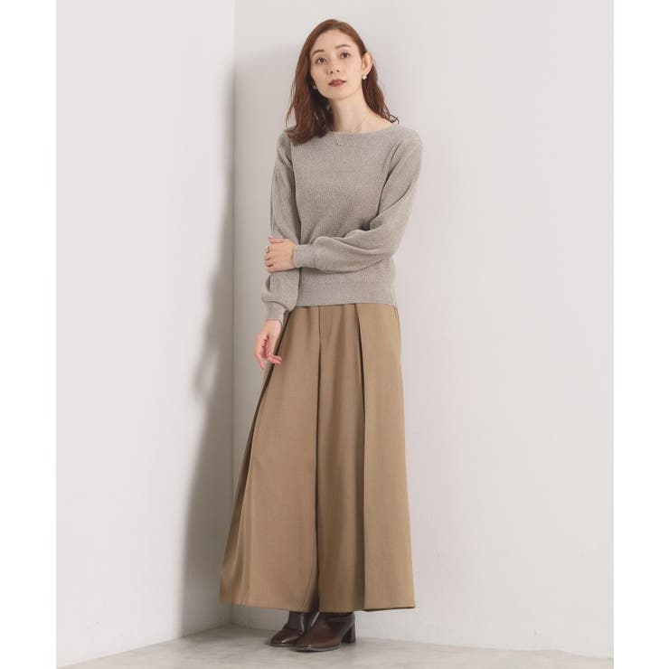 【毛玉防止／洗濯機OK】ボートネックモールニット | ITS'DEMO | 詳細画像18 