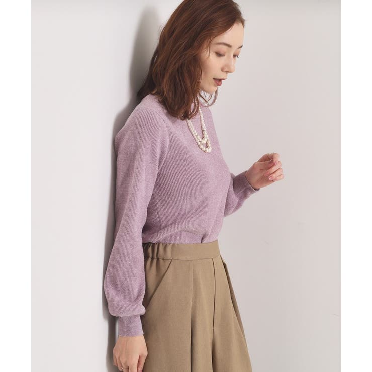 【毛玉防止／洗濯機OK】ボートネックモールニット | ITS'DEMO | 詳細画像24 