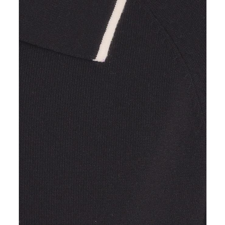 【手洗い可】ポロ衿ニットワンピース | ITS'DEMO | 詳細画像4 