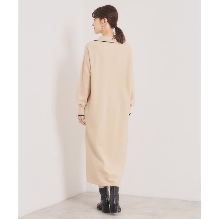 【手洗い可】ポロ衿ニットワンピース | ITS'DEMO | 詳細画像15 