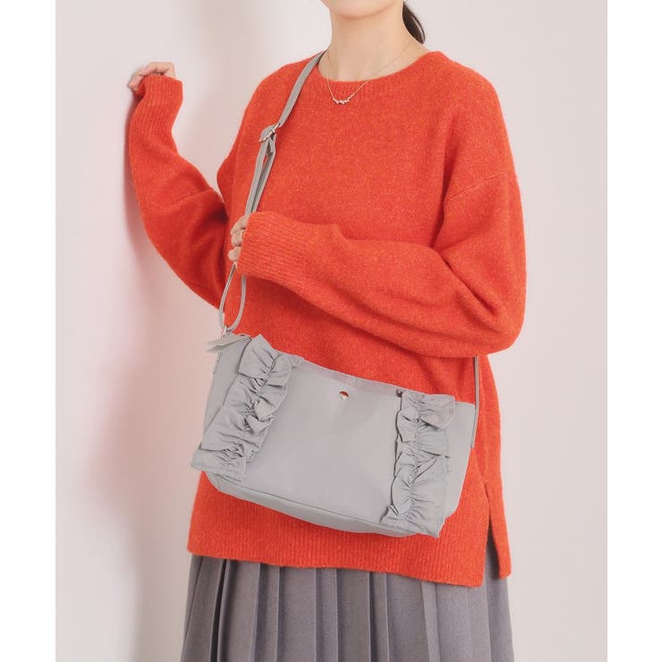 ライトグレー(011) | フリルミニショルダー | ITS'DEMO