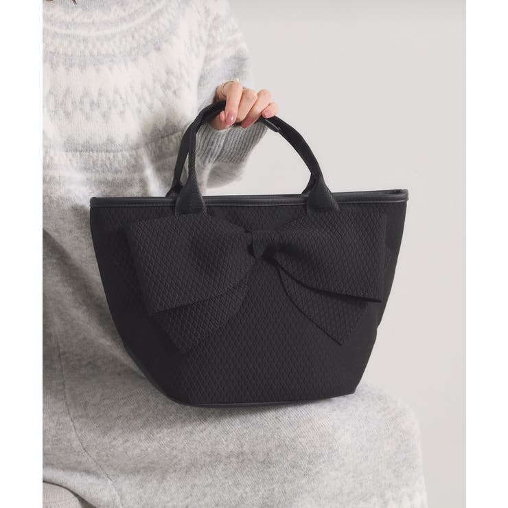 ブラック(119) | ネオプレーンリボンミニトート | ITS'DEMO