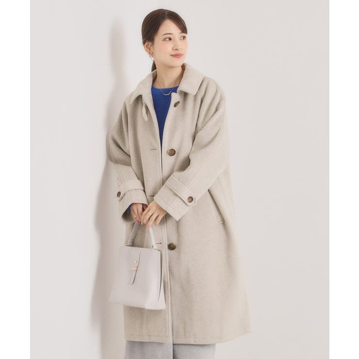 モッサ風ロングコート | ITS'DEMO | 詳細画像9 