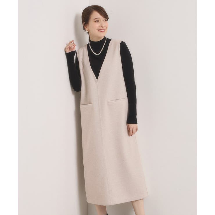 ライトベージュ(051) | 【洗濯機OK】カットメルトンジャンスカ | ITS'DEMO