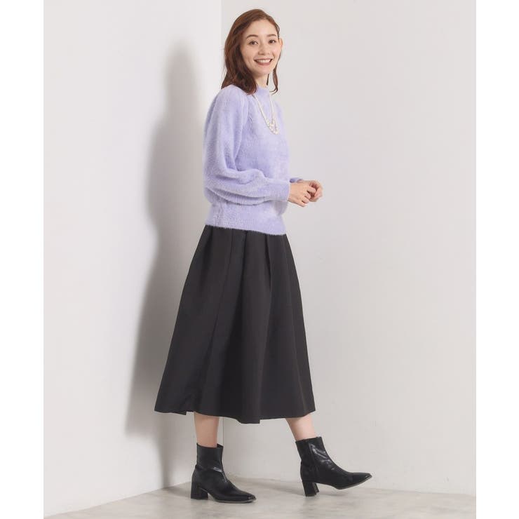 【手洗い可／ウエストゴム】千鳥ジャカードスカート | ITS'DEMO | 詳細画像7 