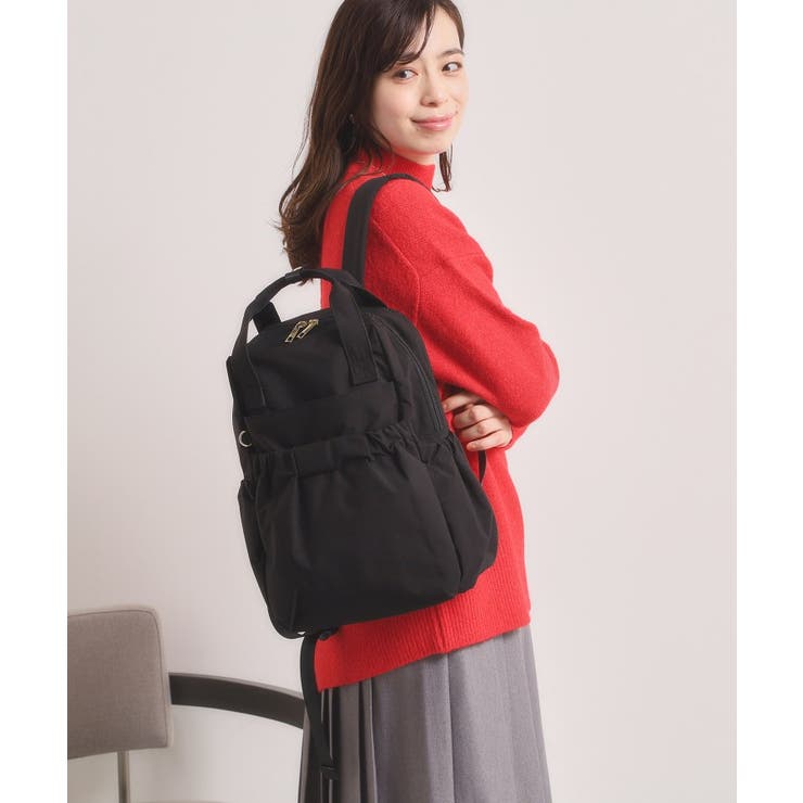 【11ポケット】ふんわり軽量撥水ミドルリュック | ITS'DEMO | 詳細画像2 