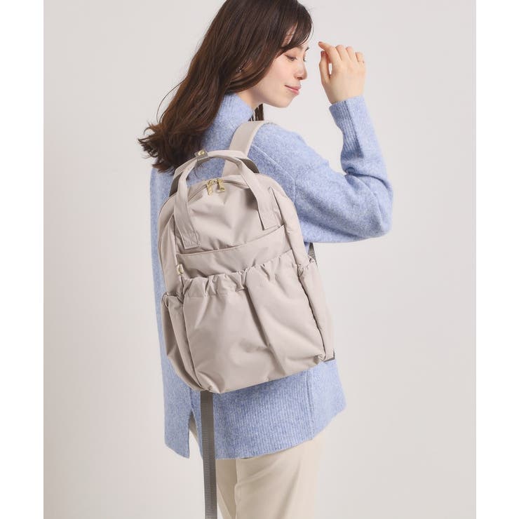 【11ポケット】ふんわり軽量撥水ミドルリュック | ITS'DEMO | 詳細画像6 