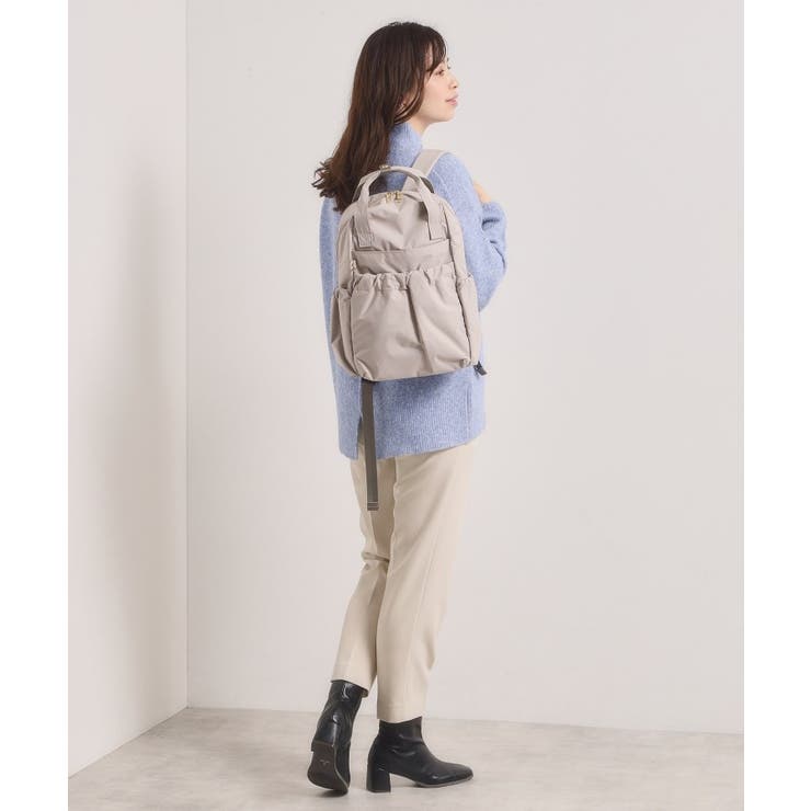【11ポケット】ふんわり軽量撥水ミドルリュック | ITS'DEMO | 詳細画像7 