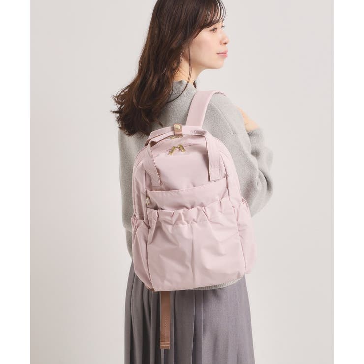 【11ポケット】ふんわり軽量撥水ミドルリュック | ITS'DEMO | 詳細画像4 