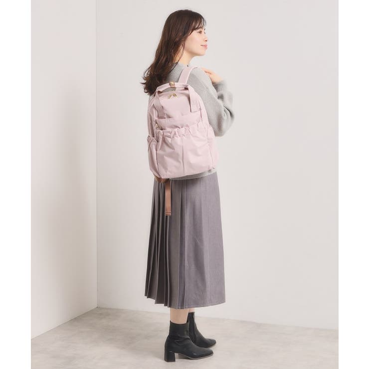 【11ポケット】ふんわり軽量撥水ミドルリュック | ITS'DEMO | 詳細画像5 