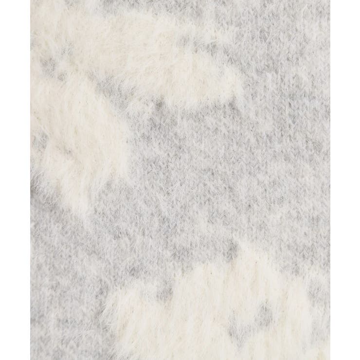 【手洗い可／セットアップ可】花柄フェザージャカードニット | ITS'DEMO | 詳細画像19 