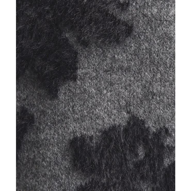 【手洗い可／セットアップ可】花柄フェザージャカードニット | ITS'DEMO | 詳細画像7 