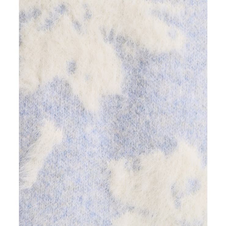 【手洗い可／セットアップ可】花柄フェザージャカードニット | ITS'DEMO | 詳細画像15 