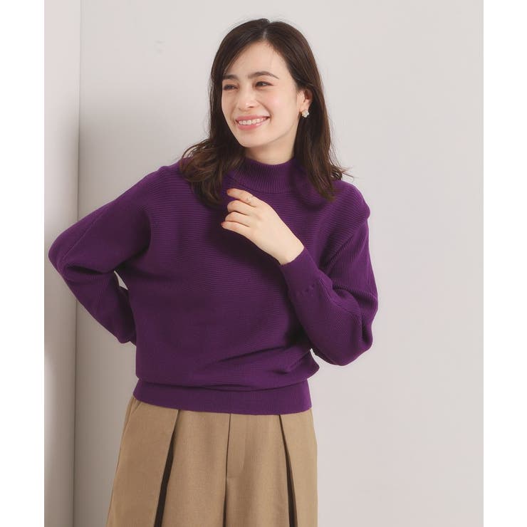 【手洗い可】リブドルマンハイネックニット | ITS'DEMO | 詳細画像12 