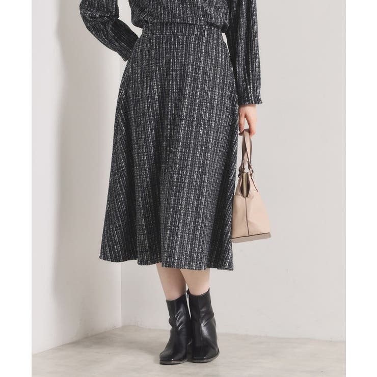 【手洗い可／セットアップ可】ツイード風プリントスカート | ITS'DEMO | 詳細画像9 