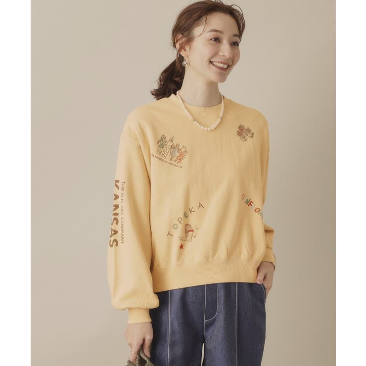 Leeエンブロイダリースウェット【洗濯機OK】 | ITS'DEMO | 詳細画像10 