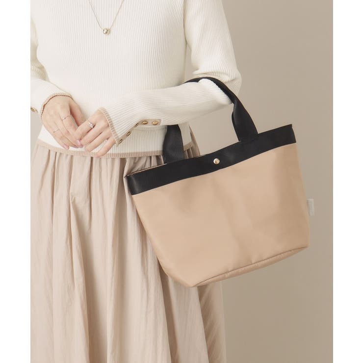 猫転写裏地ミニトート | ITS'DEMO | 詳細画像1 