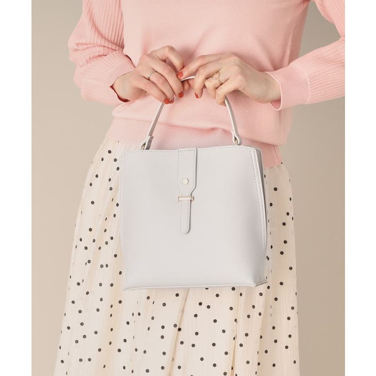 ライトグレー(011) | 【2WAY】ベルト飾りミニショルダー | ITS'DEMO