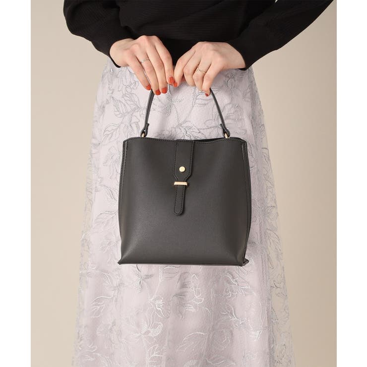 ブラック(019) | 【2WAY】ベルト飾りミニショルダー | ITS'DEMO