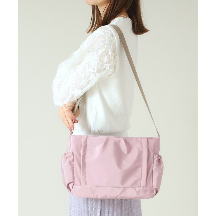 ラベンダー(080) | 【12ポケット】収納アドバイザー三層ショルダー | ITS'DEMO