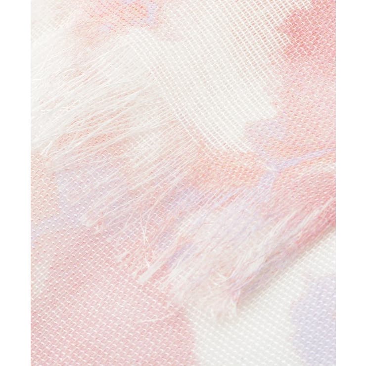 【UV／接触冷感／手洗い可】水彩花柄レーヨンストール | ITS'DEMO | 詳細画像2 