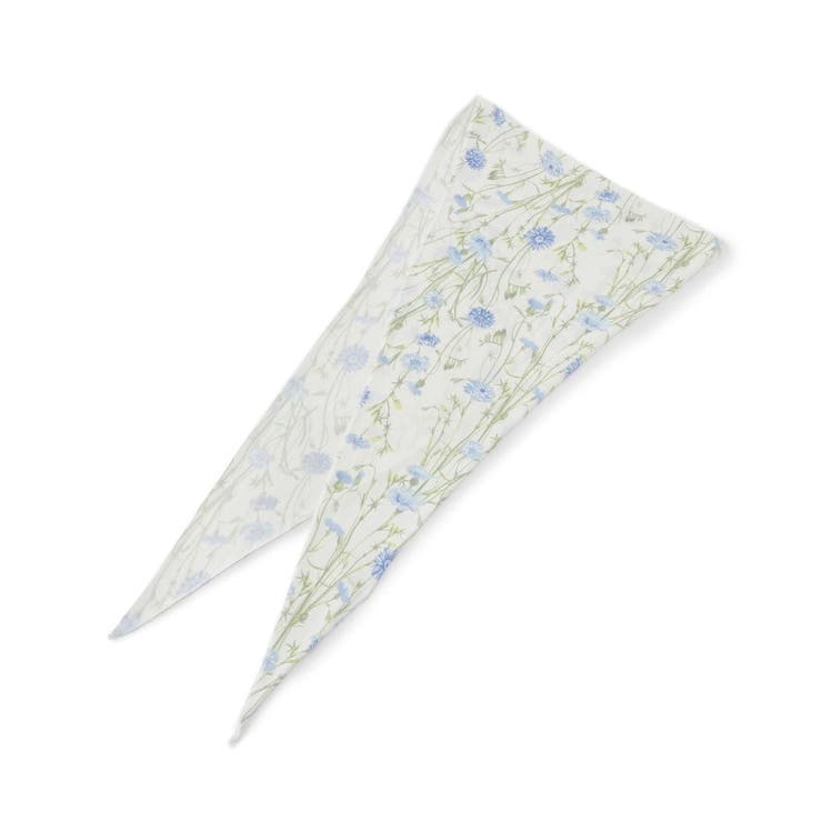 【接触冷感／UV／手洗い可】ボタニカル柄ひし形スカーフ | ITS'DEMO | 詳細画像2 