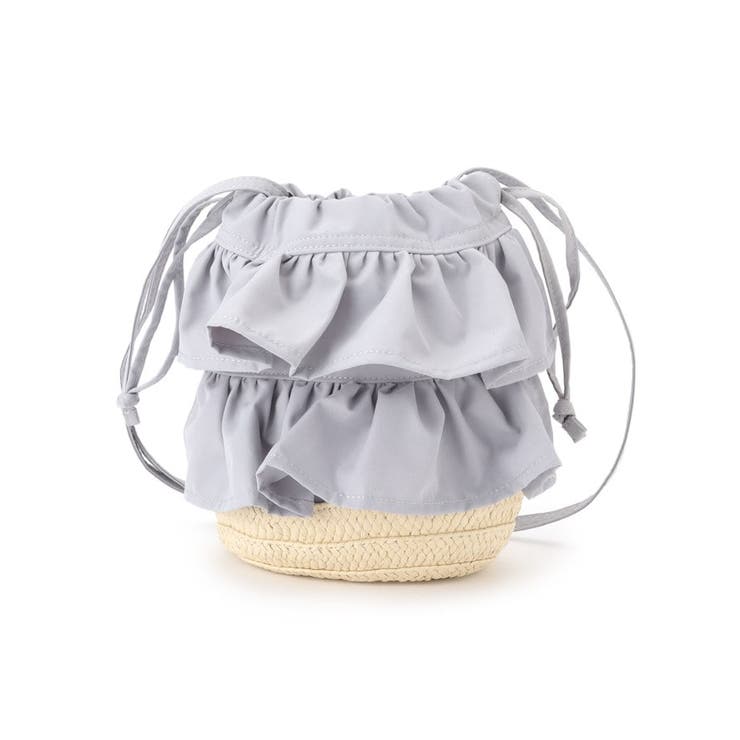 雑材フリルコンビ巾着ショルダー | ITS'DEMO | 詳細画像11 