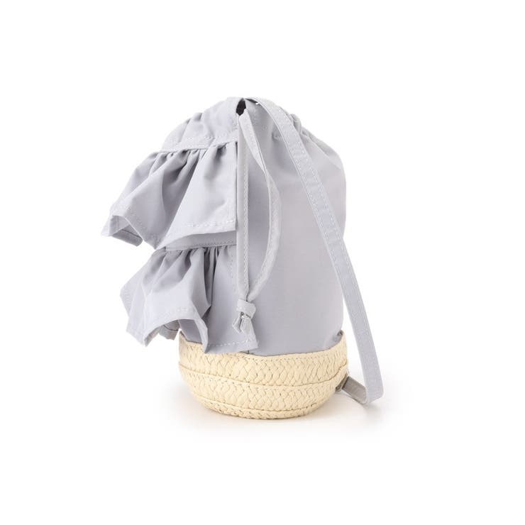 雑材フリルコンビ巾着ショルダー | ITS'DEMO | 詳細画像12 