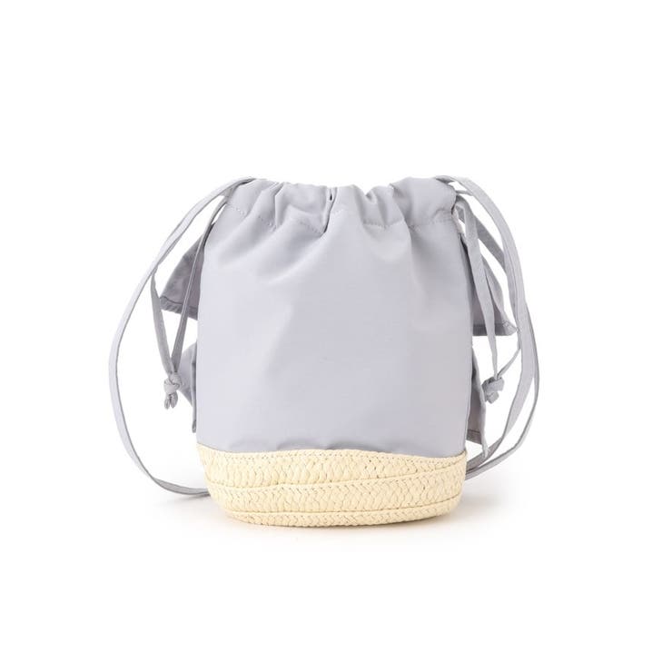 雑材フリルコンビ巾着ショルダー | ITS'DEMO | 詳細画像13 