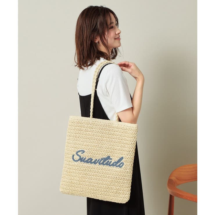 雑材サガラ刺繍フラットトート | ITS'DEMO | 詳細画像3 