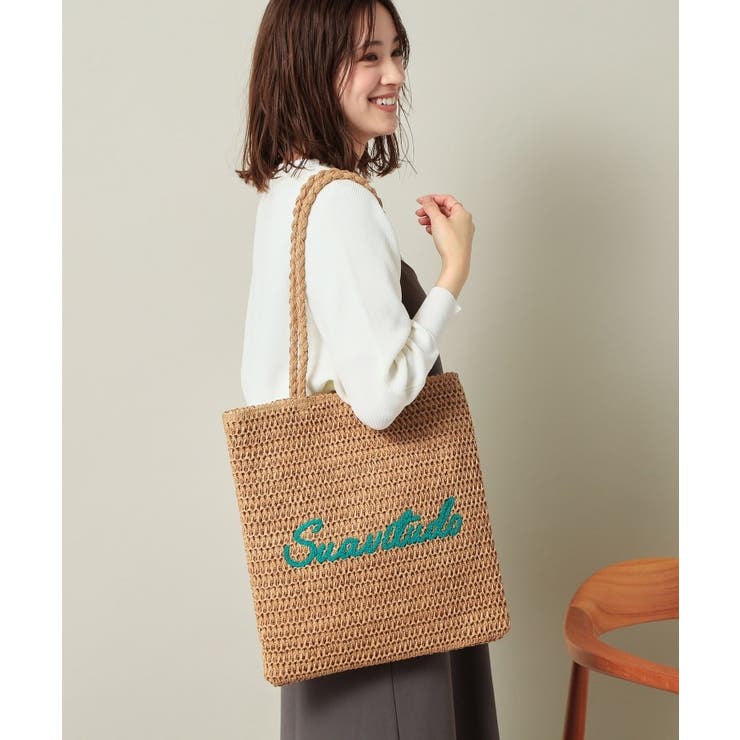 雑材サガラ刺繍フラットトート | ITS'DEMO | 詳細画像5 