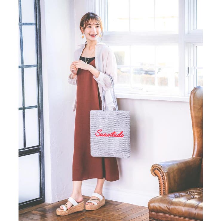 雑材サガラ刺繍フラットトート | ITS'DEMO | 詳細画像19 