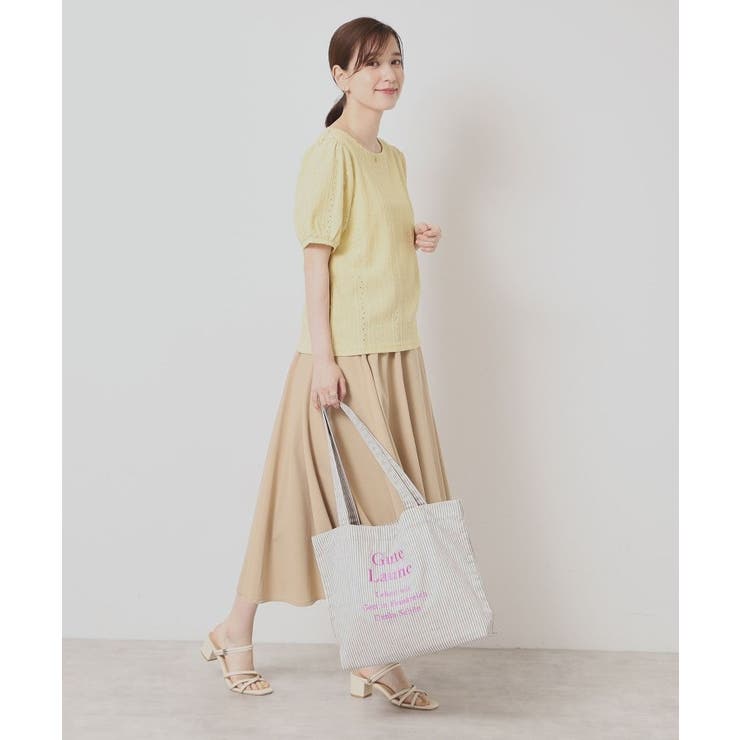 【A4対応】ロゴ刺繍ラージトート | ITS'DEMO | 詳細画像9 