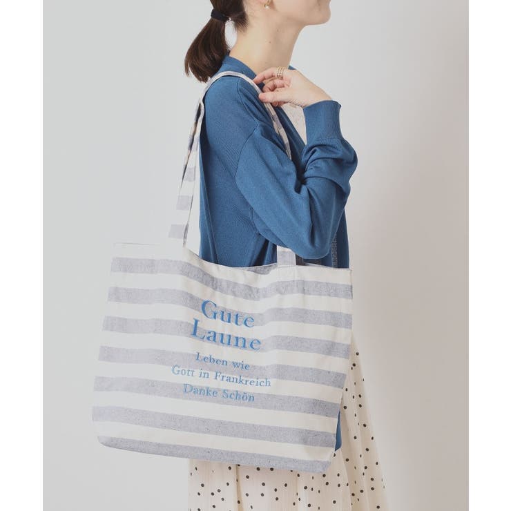 【A4対応】ロゴ刺繍ラージトート | ITS'DEMO | 詳細画像10 