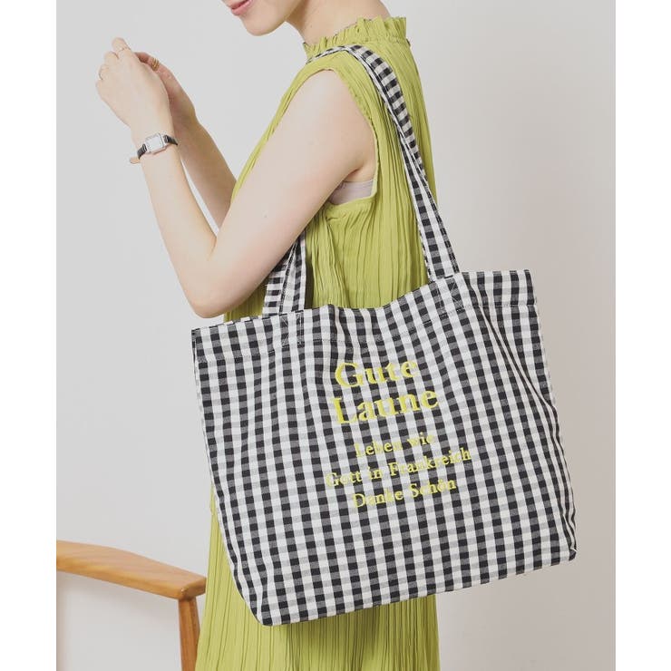 ブラック(319) | 【A4対応】ロゴ刺繍ラージトート | ITS'DEMO