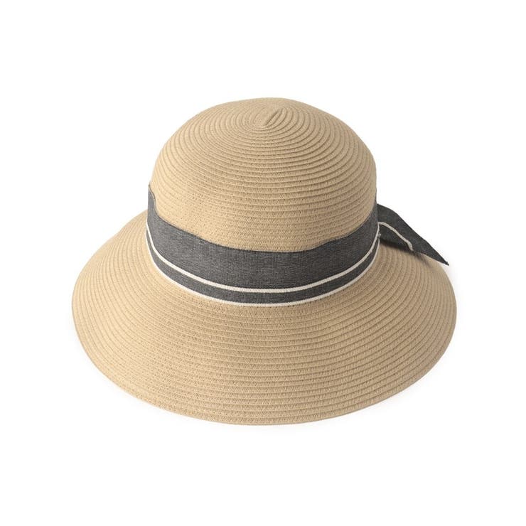 ベージュ(052) | 【UV／手洗い可／サイズ調整可】ブレードリボンハット | ITS'DEMO