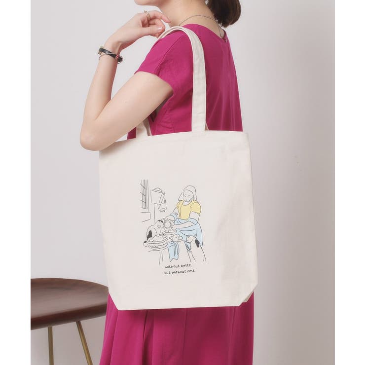 アイボリー(604) | 【A4対応】グラフィックトート | ITS'DEMO